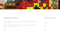 Desktop Screenshot of irishfireservices.ie